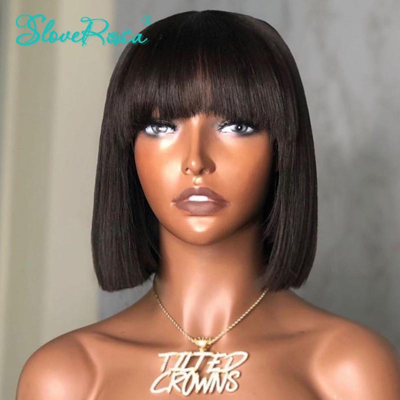 2*4 Long Bob Lace Closure Wigs 150% Brazilian Remy Hair For Black Women With Pre Plucked Bleached Knots Thick End Slove Rosa, As pic
2*4 Long Bob Lace Closure Wigs 150% Brazilian Remy Hair For Black Women With Pre Plucked Bleached Knots Thick End Slove Rosa, As pic