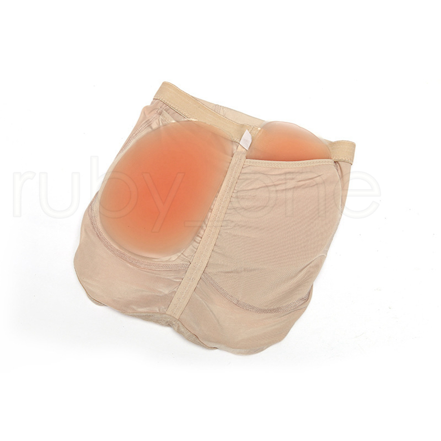 Women Silicone Buttock Padded Underwear Briefs Knickers Bum Lift Enhancer Pants Shapewear Womens Silicone Underwear Tool