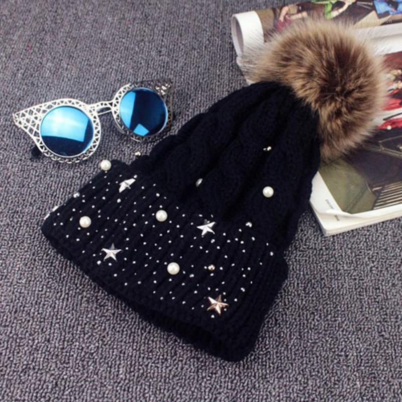 Five Pointed Star Studded Knitted Hat Women Winter Warm Fur Ball Wool Cap Christmas Headdress Casual Fashion Gorro Ski Caps1, White
Five Pointed Star Studded Knitted Hat Women Winter Warm Fur Ball Wool Cap Christmas Headdress Casual Fashion Gorro Ski Caps1, White