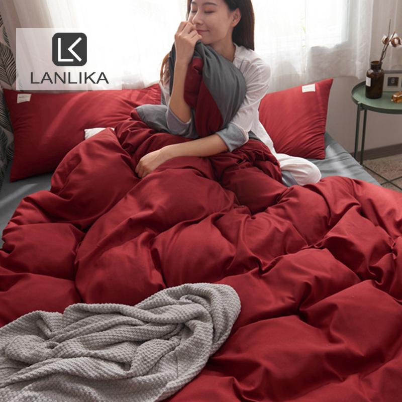 Lanlika Double Bedding Set Red Bedspread Gray Flat Sheet Ealstic Band Fitted Sheet Bedclothes Adult Bed Linens Duvet Cover Set, 13
Lanlika Double Bedding Set Red Bedspread Gray Flat Sheet Ealstic Band Fitted Sheet Bedclothes Adult Bed Linens Duvet Cover Set, 13