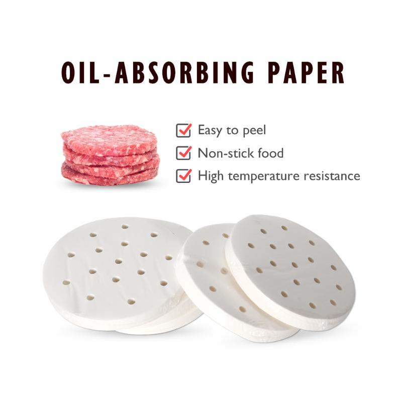 5 Set 2000pcs 130mm Hamburger Press Machine Oil Absorbing Paper Fit For AM13 Burger Patty Maker Machine Kitchen Snack Tool
5 Set 2000pcs 130mm Hamburger Press Machine Oil Absorbing Paper Fit For AM13 Burger Patty Maker Machine Kitchen Snack Tool