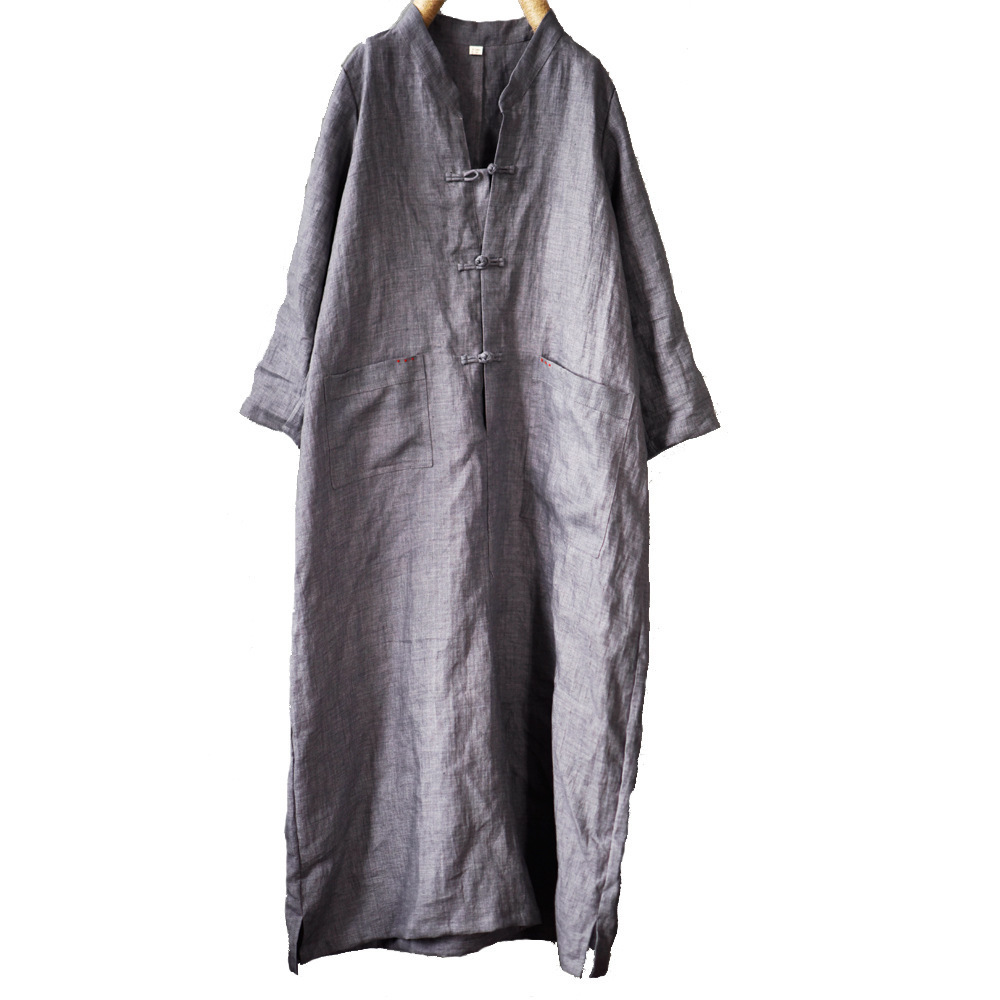 Johnature Women Vintage Jumpsuits Pockets Belt New Cotton Linen Women Spring Cloths Loose Fall Retro Casual Jumpsuits 201007