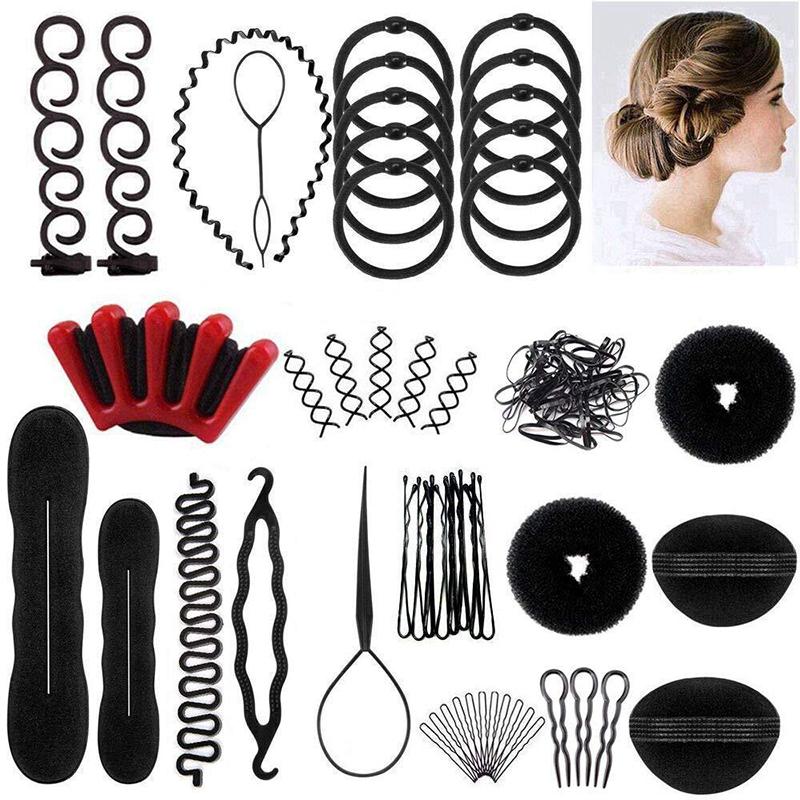 Multi Style Fashion DIY Hair Styling Tools Donut Hair Maker Braiding Accessories Women Twist Clip Disk Pull Hairpins
Multi Style Fashion DIY Hair Styling Tools Donut Hair Maker Braiding Accessories Women Twist Clip Disk Pull Hairpins