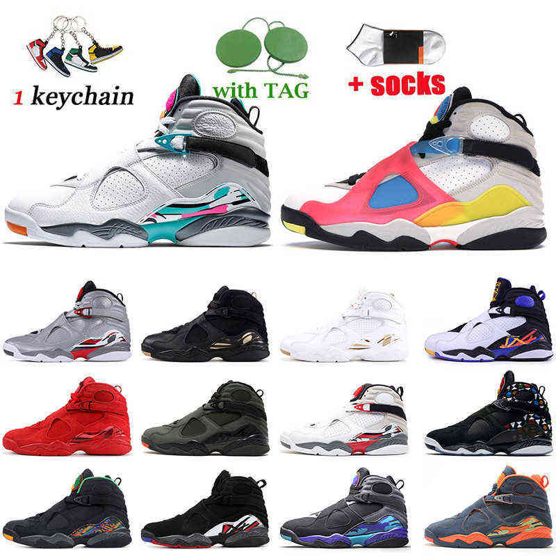 Top Quality Jumpman 8 8s Mens Basketball Shoes Fashion Trainers South Beach Quai Three Peat Valentines day White Aqua Black Countdown Pack, #14 raid 40-47
Top Quality Jumpman 8 8s Mens Basketball Shoes Fashion Trainers South Beach Quai Three Peat Valentines day White Aqua Black Countdown Pack, #14 raid 40-47