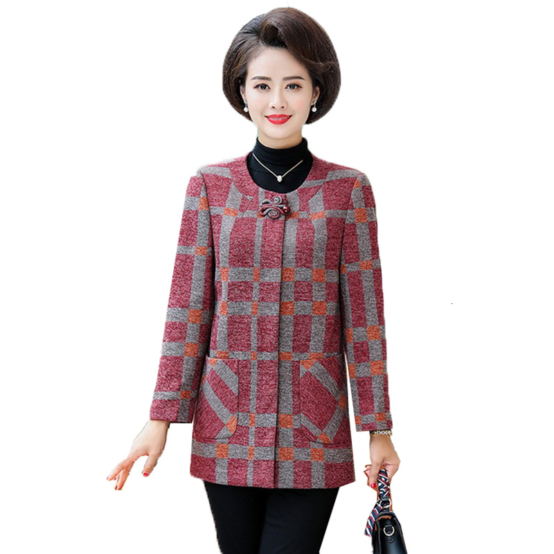 2021 New Women's Knitted Coat Spring Around the Single Neck Breasted Female Jacket Outerwear Dressed Mother Plus Size 5xl NIIH, Red
2021 New Women's Knitted Coat Spring Around the Single Neck Breasted Female Jacket Outerwear Dressed Mother Plus Size 5xl NIIH, Red