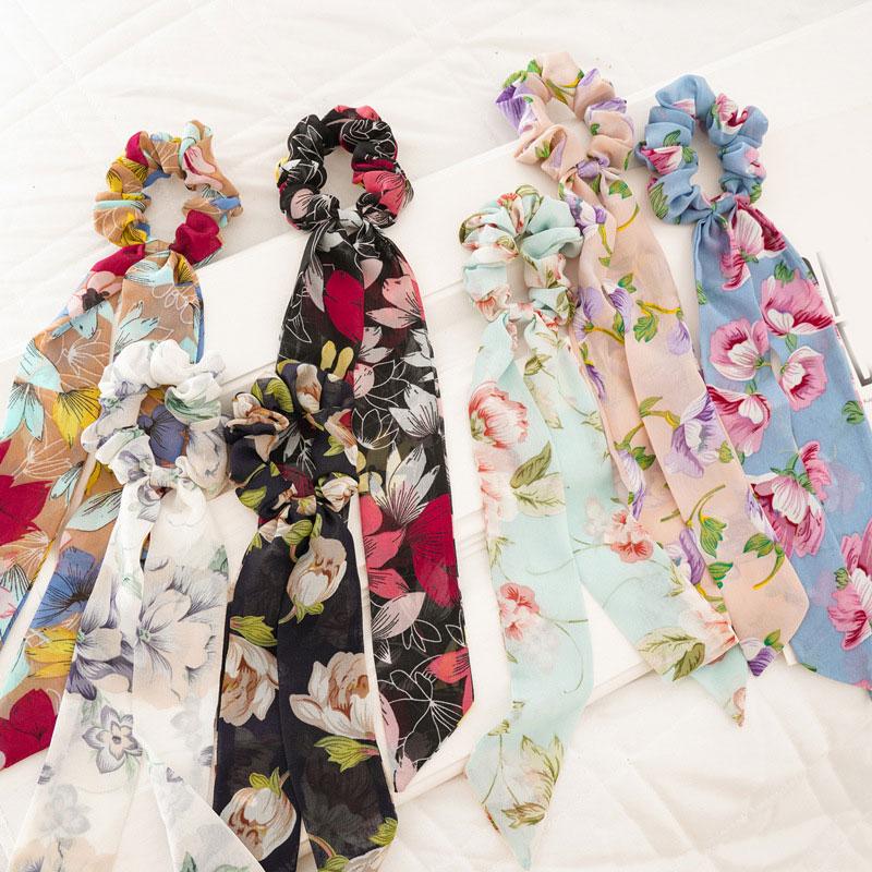 Floral Print Scrunchies Diy Long Streamers Bohemia Ribbon Hairbands Women Bow Holder Ponytail Hair Accessories
Floral Print Scrunchies Diy Long Streamers Bohemia Ribbon Hairbands Women Bow Holder Ponytail Hair Accessories