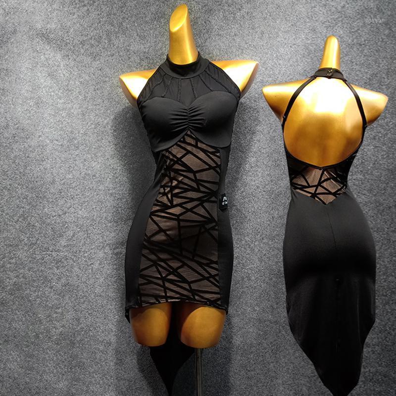 New Black Dress For Latin Dance Clothes Women Party Prom Dress Sexy Sleeveless Summer Tango Clothing Practice Dancewear 15661
New Black Dress For Latin Dance Clothes Women Party Prom Dress Sexy Sleeveless Summer Tango Clothing Practice Dancewear 15661