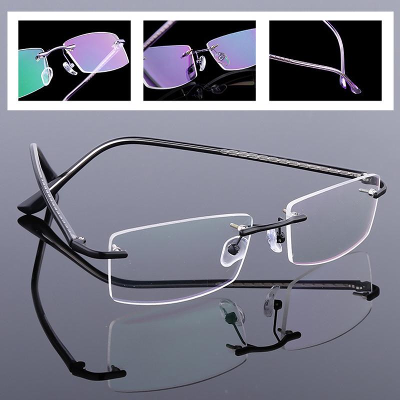 Elbru Rimless Glasses Men Alloy Glasses Optical Eyewear Eyeglasses Myopia Frame Diamond Trim Flat Mirror
Elbru Rimless Glasses Men Alloy Glasses Optical Eyewear Eyeglasses Myopia Frame Diamond Trim Flat Mirror