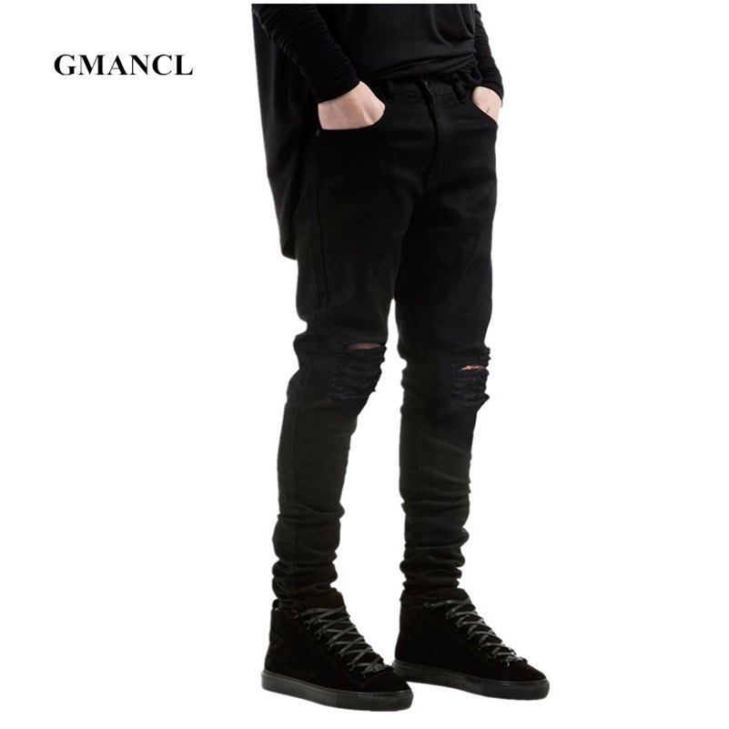 New Men Black Ripped Skinny Jeans Hip Hop swag Denim Scratched Biker Jeans Joggers pants Famous Brand Designer Men Trousers 201111, B666 black
New Men Black Ripped Skinny Jeans Hip Hop swag Denim Scratched Biker Jeans Joggers pants Famous Brand Designer Men Trousers 201111, B666 black