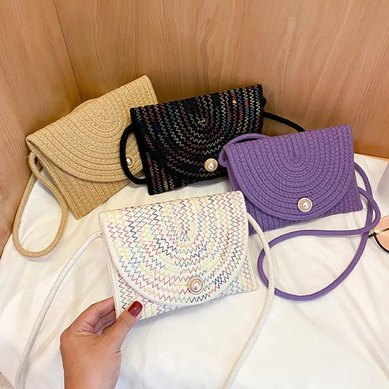 2021 Fashion Women Bag Purple Pearl Shoulder Knitting Bag Shopping Underarm Bags Crossbody Straw Lady Female Casual Handbag, Black
2021 Fashion Women Bag Purple Pearl Shoulder Knitting Bag Shopping Underarm Bags Crossbody Straw Lady Female Casual Handbag, Black
