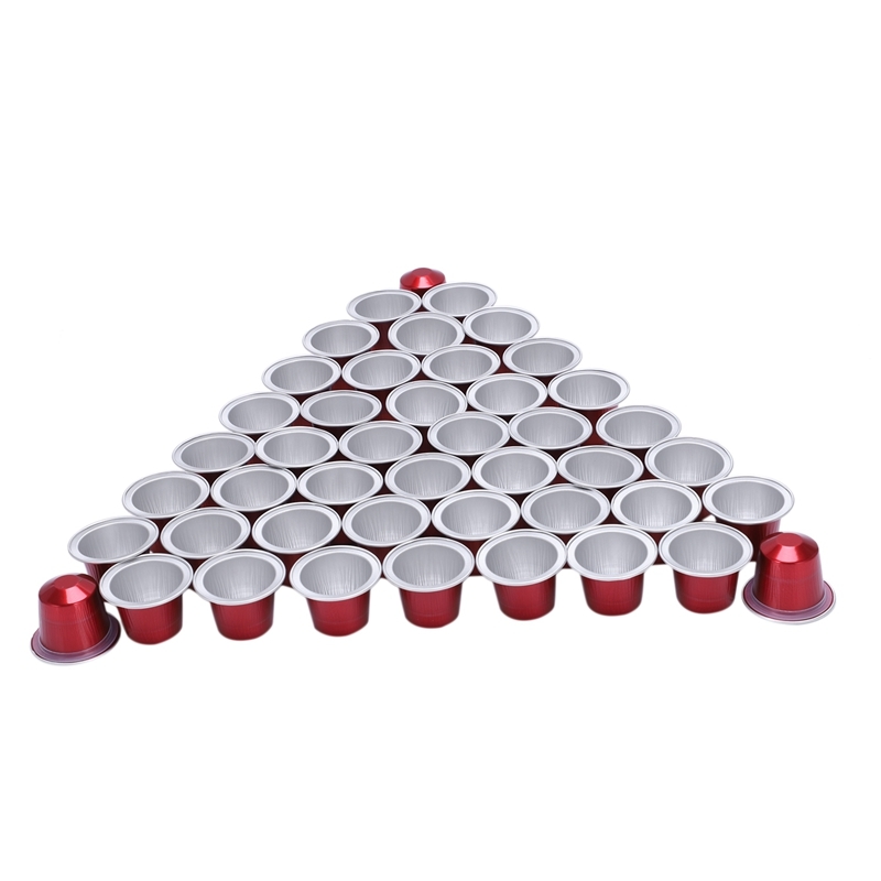 50 Sets Refillable Coffee Capsule Cup Disposable for Nespresso Pod for Nescafe Automatic Coffee Machine Food Package Cafe Suppli C1030
50 Sets Refillable Coffee Capsule Cup Disposable for Nespresso Pod for Nescafe Automatic Coffee Machine Food Package Cafe Suppli C1030