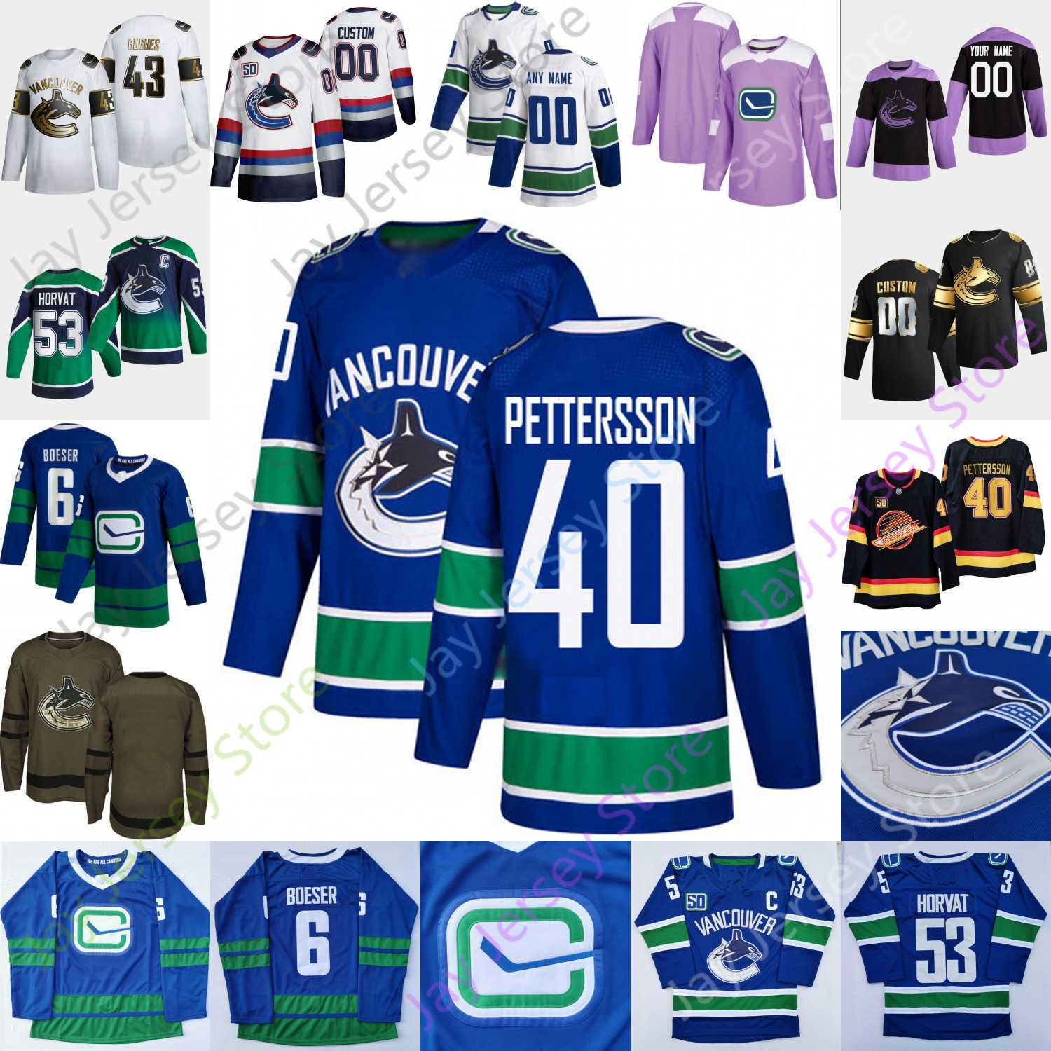 Vancouver Canucks Ice Hockey Jersey Holtby Juolevi MacEwen Michaelis Miller Motte Myers Rafferty Rathbone Roussel Bure Smyl Linden Naslund, Black;red
Vancouver Canucks Ice Hockey Jersey Holtby Juolevi MacEwen Michaelis Miller Motte Myers Rafferty Rathbone Roussel Bure Smyl Linden Naslund, Black;red
