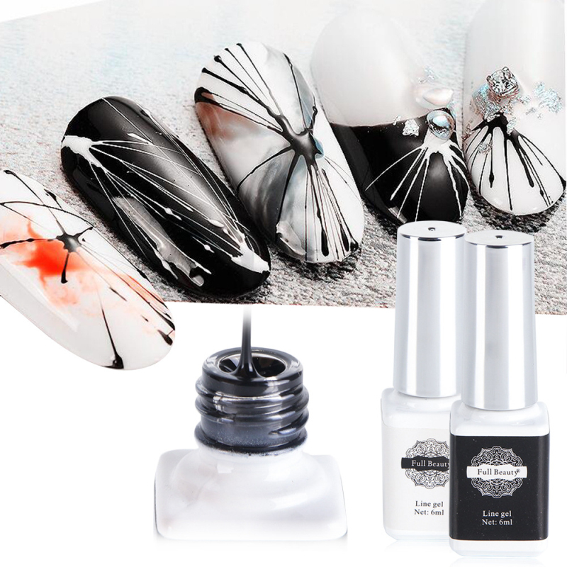 6ml Nail Art Painting Pull Line Gel Nail Polish Pulling Silk Spider Web UV Gel Lacquer Manicure Painting Liner Draw Tool TSLM1, 02
6ml Nail Art Painting Pull Line Gel Nail Polish Pulling Silk Spider Web UV Gel Lacquer Manicure Painting Liner Draw Tool TSLM1, 02