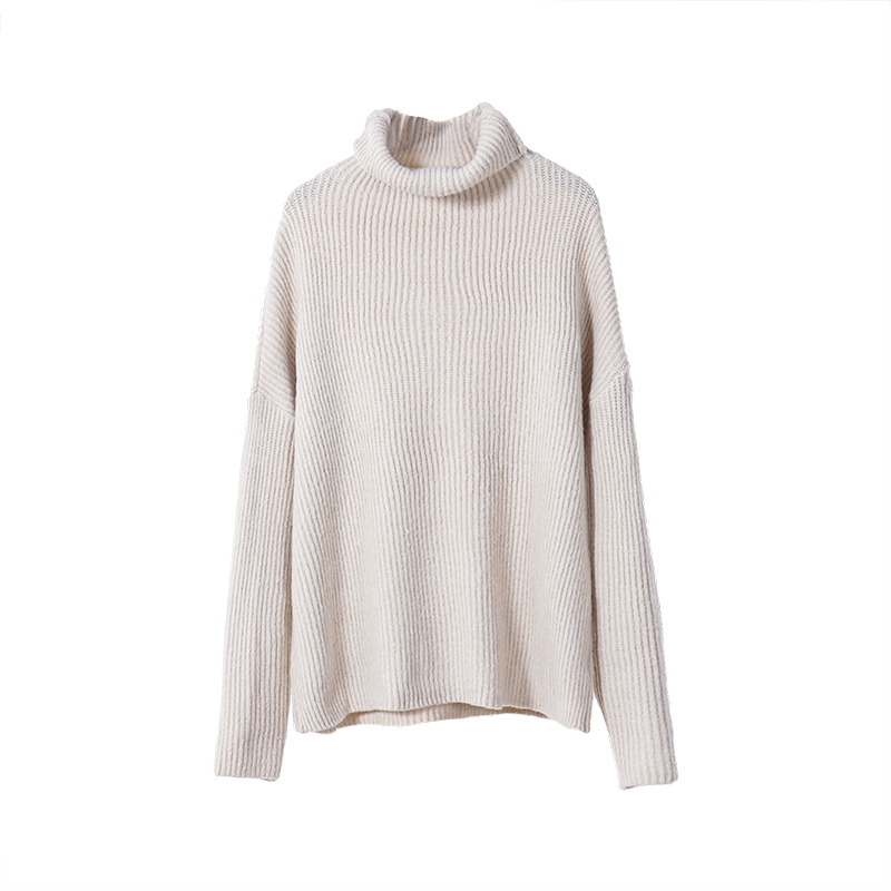 toppies autumn winter turtleneck sweater women oversized knitted tops soft warm pullovers 201030wtt