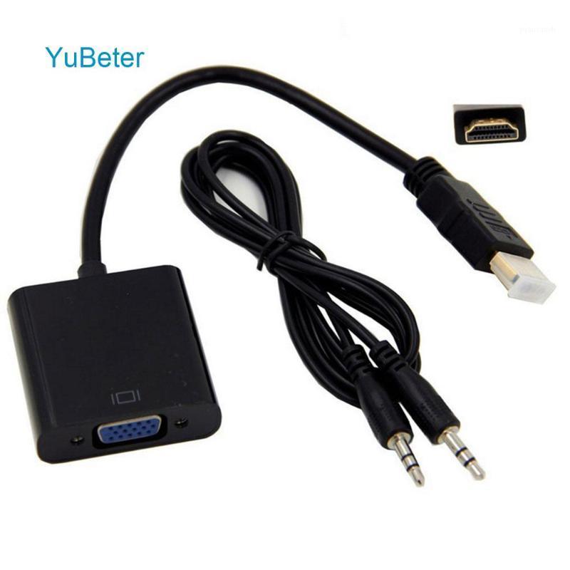 YuBeter 1080P to VGA Adapter Converter Male To Female Digital Analog Video Audio Cable for Notebook TV Projector Monitor1
YuBeter 1080P to VGA Adapter Converter Male To Female Digital Analog Video Audio Cable for Notebook TV Projector Monitor1