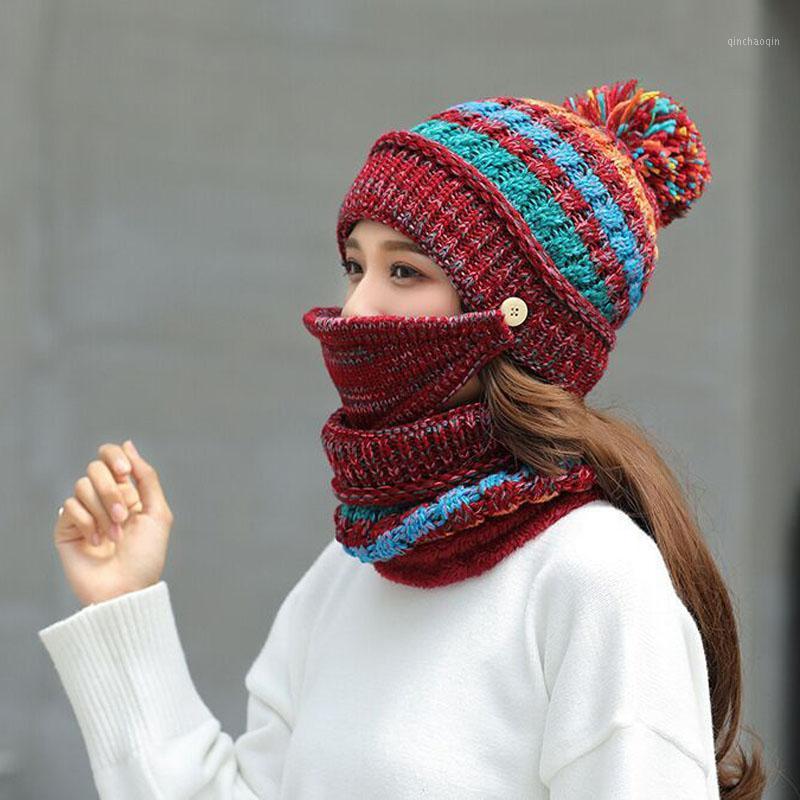 New winter plus velvet knitted hat, scarf, mask, three-piece suit, riding windproof face and ear protection thick woolen hat1, Black
New winter plus velvet knitted hat, scarf, mask, three-piece suit, riding windproof face and ear protection thick woolen hat1, Black