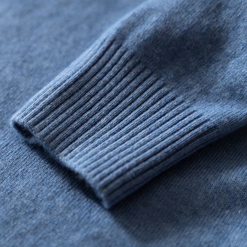 Man Sweater 100% Goat Cashmere Knitted Winter Warm Pullovers Vneck Long Sleeve Standard Sweaters Male Jumper 8Colors Tops 201125