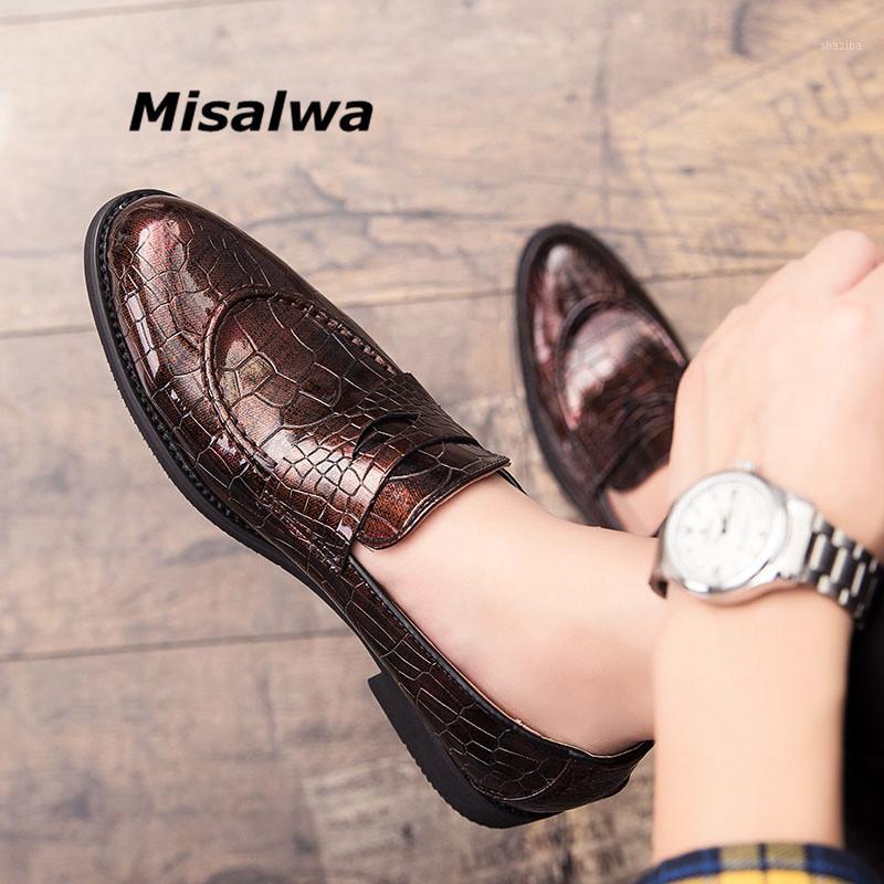 Misalwa Patent Leather Men's Office Shoes Slip-on Simple Basic Party Wedding Formal Shoes Gentleman Oxford Pointy Fashion1, Black
Misalwa Patent Leather Men's Office Shoes Slip-on Simple Basic Party Wedding Formal Shoes Gentleman Oxford Pointy Fashion1, Black