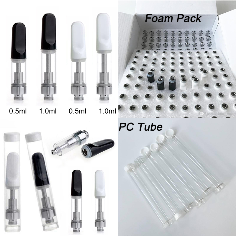 TH205 Vape Cartridges 0.5ml 1ml Ceramic Carts Empty Vape Pen Cartridges Thick Oil Wax Atomizer E Cigarettes Vaporizer 510 Cartridge
TH205 Vape Cartridges 0.5ml 1ml Ceramic Carts Empty Vape Pen Cartridges Thick Oil Wax Atomizer E Cigarettes Vaporizer 510 Cartridge