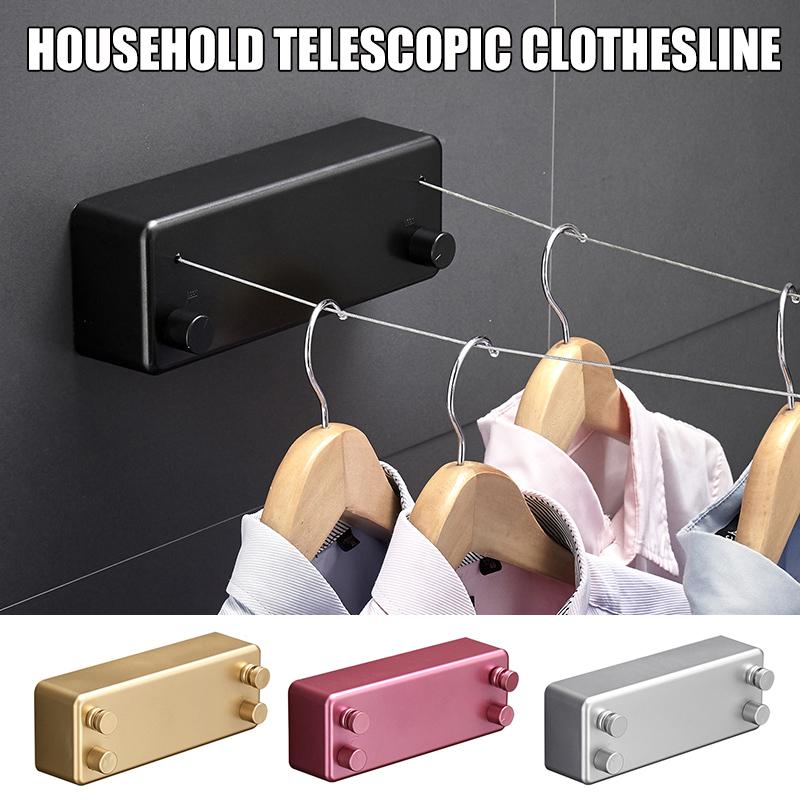 HOT Double Line Retractable Clothesline Home Steel Wire Invisible Punch Free Wall Hanger TI99
HOT Double Line Retractable Clothesline Home Steel Wire Invisible Punch Free Wall Hanger TI99