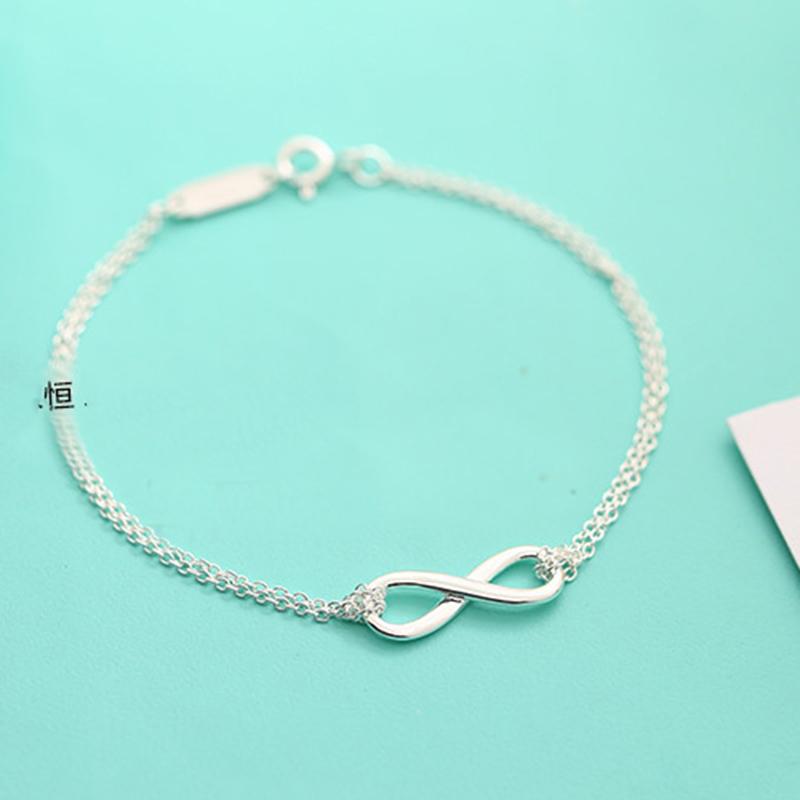 S925 Sterling Silvers Infinity Bracelets for Women Men's Logo 8 Lucky Bracelets & Bangles Wedding luxury Jewelry Original Gift
S925 Sterling Silvers Infinity Bracelets for Women Men's Logo 8 Lucky Bracelets & Bangles Wedding luxury Jewelry Original Gift