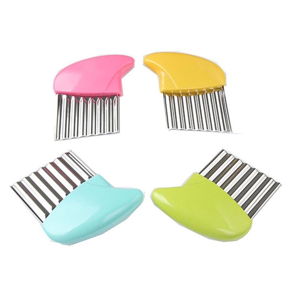 Stainless Steel Vegetable Wavy Cutter Slicer Potato Carrot Slicer Wrinkled French Fries Making Knife Kitchen Acces jllkrV bdesybag
Stainless Steel Vegetable Wavy Cutter Slicer Potato Carrot Slicer Wrinkled French Fries Making Knife Kitchen Acces jllkrV bdesybag