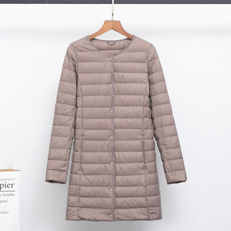 SEDUTMO Winter Plus Size 4XL Women Duck Down Jackets Long Ultra Light Coat Casual Puffer Jacket Slim Black Autumn Parkas ED875 201023