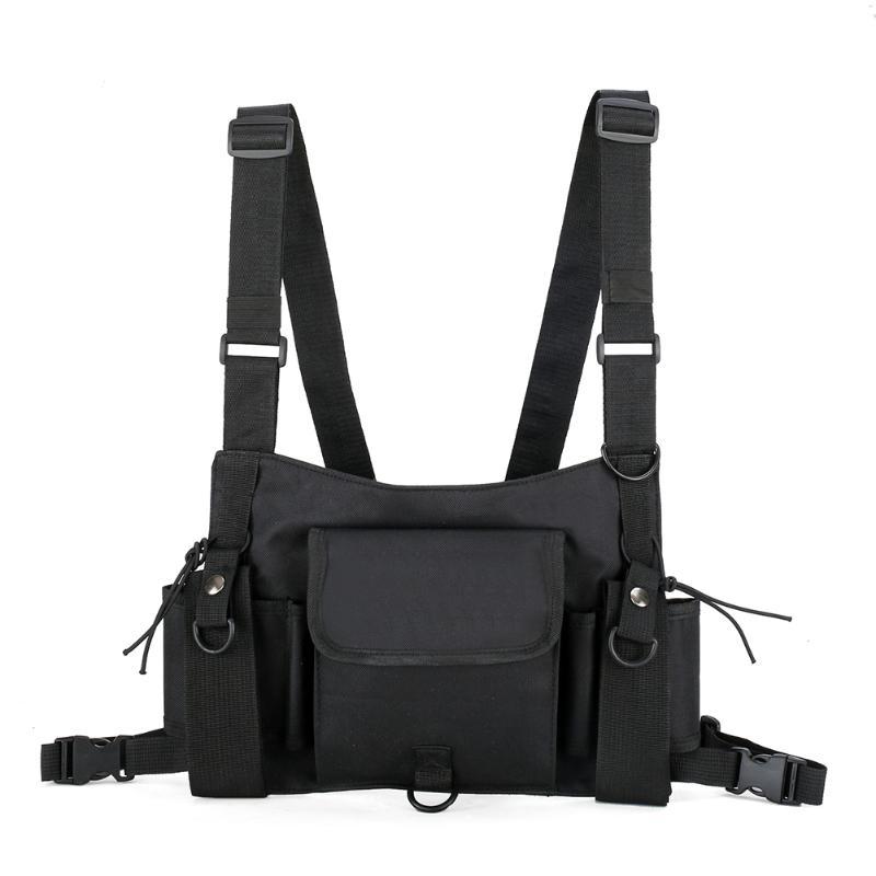 Multifunctional Unisex Tactical Rig With Shoulder Strap Fashion Multi Pockets Chest Bag Waist Belt Streetwear Vest Pouch Harness, Black
Multifunctional Unisex Tactical Rig With Shoulder Strap Fashion Multi Pockets Chest Bag Waist Belt Streetwear Vest Pouch Harness, Black