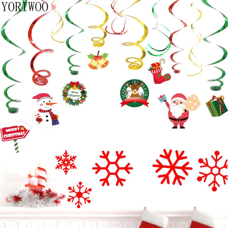 YORIWOO Santa Claus Hanging Swirl Merry Christmas Decorations for Home DIY Craft Gift Xmas Tree Ornament Garland New Year 2021
YORIWOO Santa Claus Hanging Swirl Merry Christmas Decorations for Home DIY Craft Gift Xmas Tree Ornament Garland New Year 2021