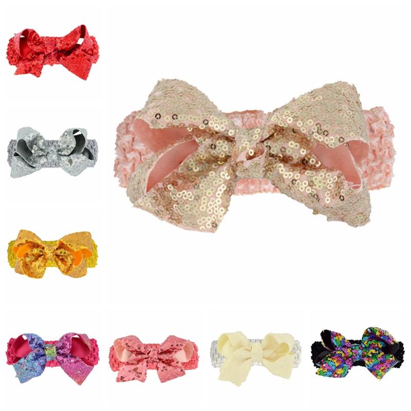 Solid Color Sequins Bowknot Baby Girls Headband Handmade Knitted Elastic Hairband Infant Headwear Hair Accessories Kids Gifts 
Solid Color Sequins Bowknot Baby Girls Headband Handmade Knitted Elastic Hairband Infant Headwear Hair Accessories Kids Gifts