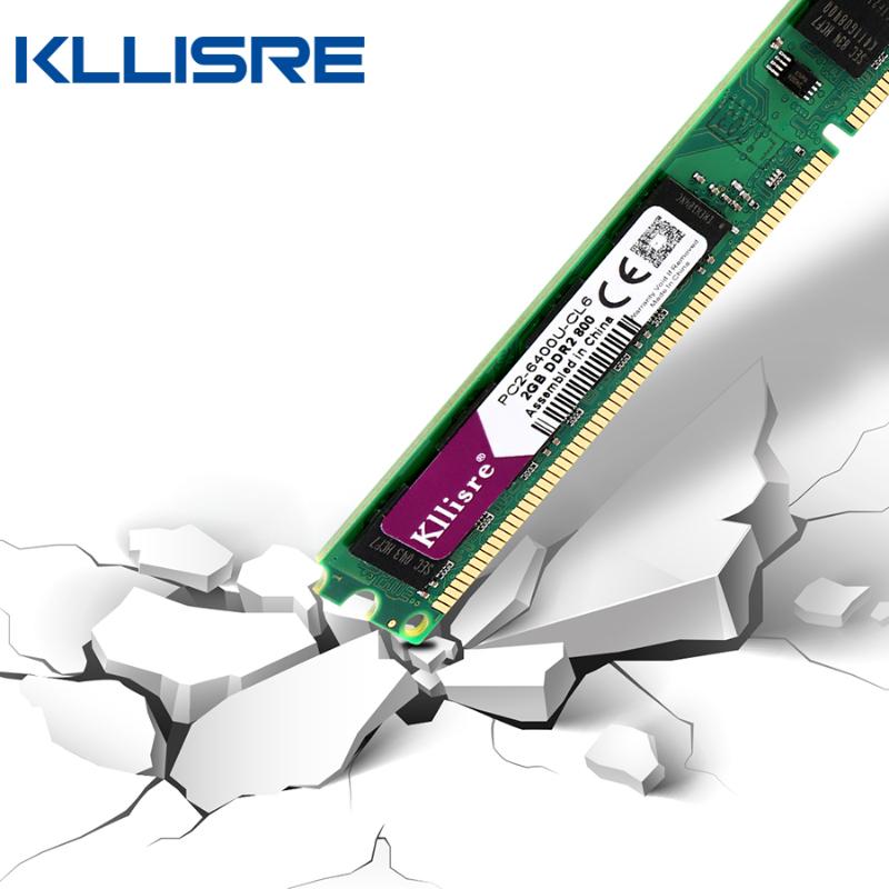 Kllisre DDR2 memory 2GB 800MHz PC2-6400U ram 1.8V 240Pin non-ECC Desktop Dimm System High Compatible
Kllisre DDR2 memory 2GB 800MHz PC2-6400U ram 1.8V 240Pin non-ECC Desktop Dimm System High Compatible