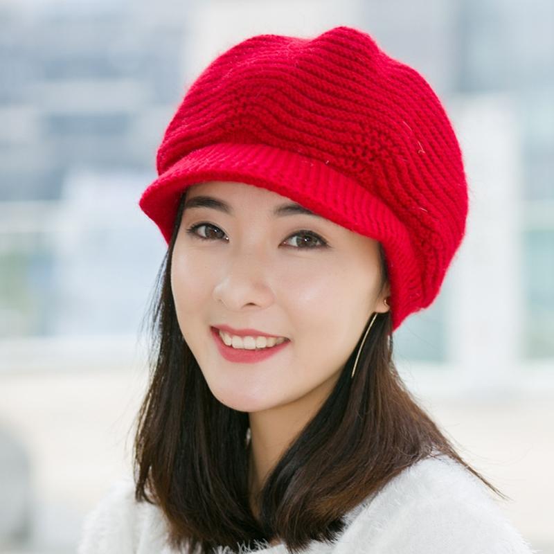 Korean-style New Style Autumn & Winter Female Cap Knitted Fashion Beret Wool Hat Fashion Hat, Red
Korean-style New Style Autumn & Winter Female Cap Knitted Fashion Beret Wool Hat Fashion Hat, Red