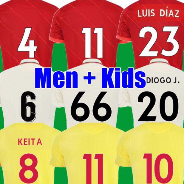 22 23 season home soccer jerseys 2022 2023 Mohamed FIRMINO Diogo KEITA Luis DIaz football shirts men kids kits uniforms Fabio Minamino Alexander Arnold Origi HOME RED, 3rd kids
22 23 season home soccer jerseys 2022 2023 Mohamed FIRMINO Diogo KEITA Luis DIaz football shirts men kids kits uniforms Fabio Minamino Alexander Arnold Origi HOME RED, 3rd kids