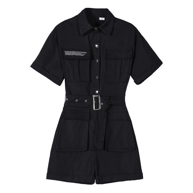 2021 New Female Short Overalls Feminine Fashions Up High Street Wide Load Playsuits High-loose Black Snap IH99
2021 New Female Short Overalls Feminine Fashions Up High Street Wide Load Playsuits High-loose Black Snap IH99