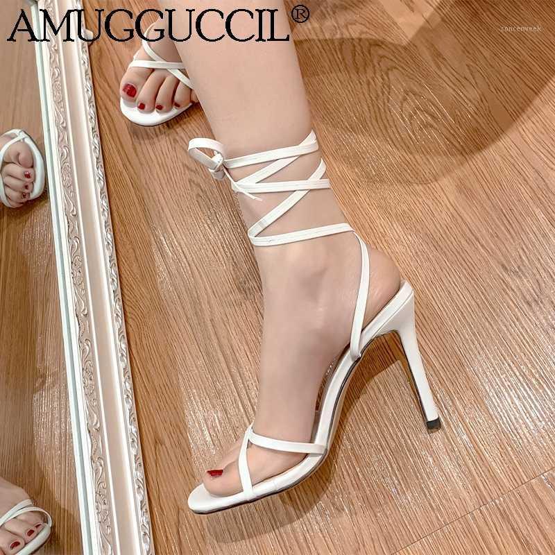 2020 New Plus Big Size 31-50 White Green Purple Lace Up Fashion Sexy High Heel Summer Girl Female Ladies Women Sandals L12871
2020 New Plus Big Size 31-50 White Green Purple Lace Up Fashion Sexy High Heel Summer Girl Female Ladies Women Sandals L12871