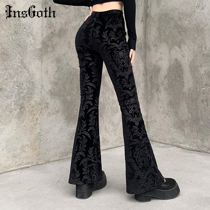 InsGoth Retro Gothic Print Black Pants Goth Harajuku High Waist Flared Pants Women High Street Punk Waist Women Trousers1
InsGoth Retro Gothic Print Black Pants Goth Harajuku High Waist Flared Pants Women High Street Punk Waist Women Trousers1