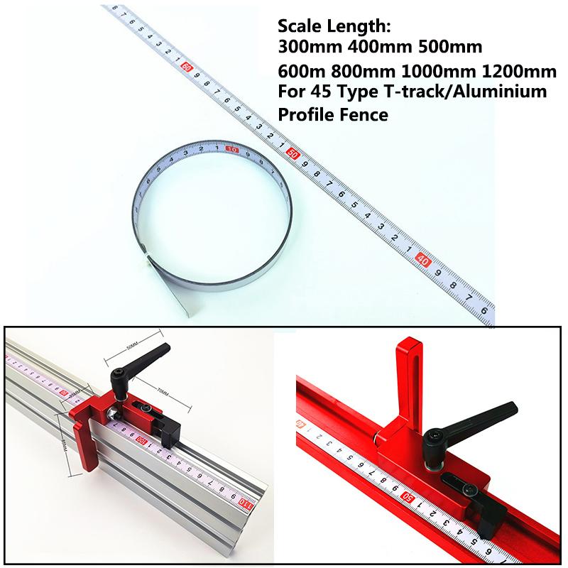 Self Adhesive Steel Ruler Miter Saw Scale Miter Track Tape Measure For T-track Router Table Saw Band Woodworking Tools
Self Adhesive Steel Ruler Miter Saw Scale Miter Track Tape Measure For T-track Router Table Saw Band Woodworking Tools