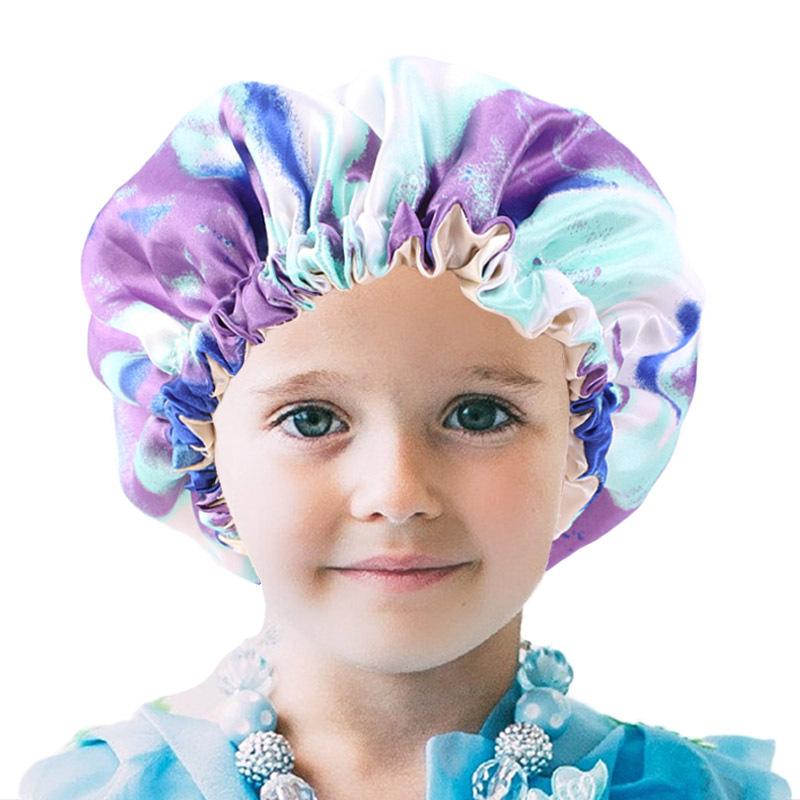 Mum And Me Tie-dyed Silky Satin Night Sleep Hair Caps Double Layer Bonnet Adjustable Beauty Hair Care Protect Accessories, Blue for child
Mum And Me Tie-dyed Silky Satin Night Sleep Hair Caps Double Layer Bonnet Adjustable Beauty Hair Care Protect Accessories, Blue for child
