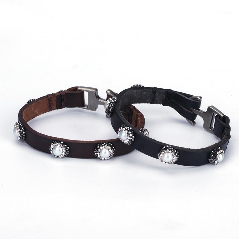 dankaishi Vintage Geniues Leather Bangle Bracelet for Women Men Bohemian Ethnic Stylish Freshwater Pearl Charm with Rhinestone1
dankaishi Vintage Geniues Leather Bangle Bracelet for Women Men Bohemian Ethnic Stylish Freshwater Pearl Charm with Rhinestone1