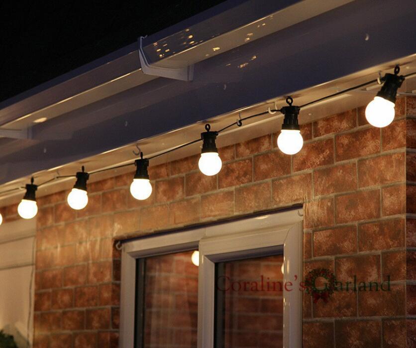 IP65 LED Globe G50 Multicolor Bulb String Connectable Outdoor Colorful String Lights Wedding Christmas Party Decor Fairy Garland