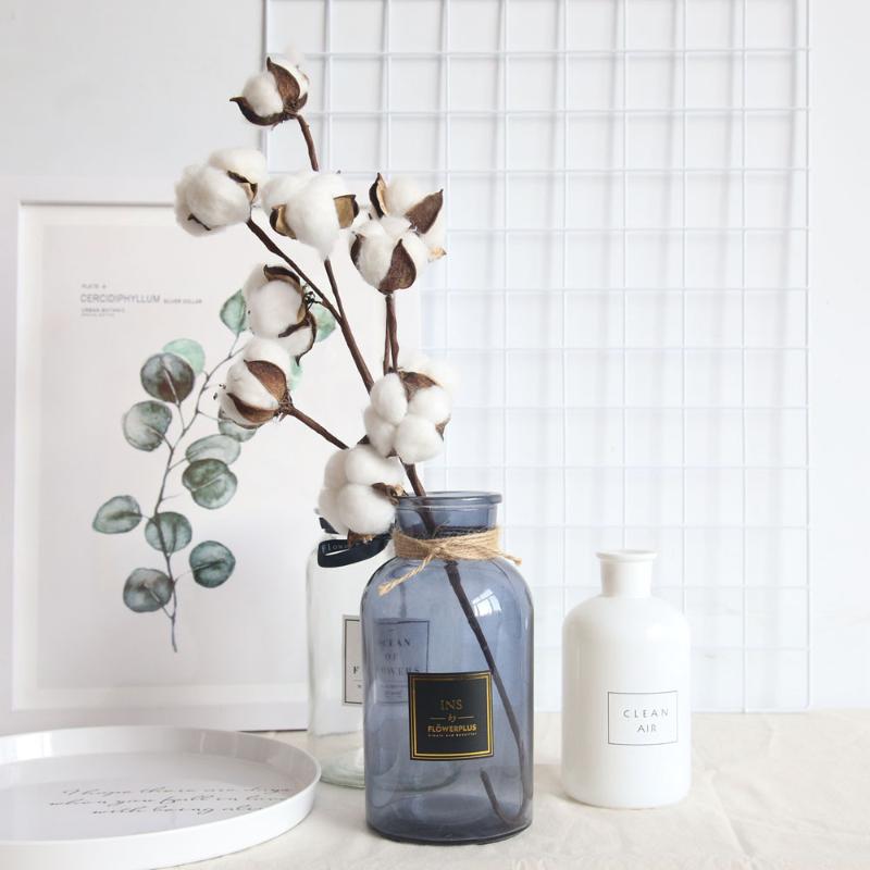 1 PCS DIY Naturally Dried Cotton Stems Farm house Fower decorative dried Artificial White Cotton Branch Artificial Flower Head
1 PCS DIY Naturally Dried Cotton Stems Farm house Fower decorative dried Artificial White Cotton Branch Artificial Flower Head