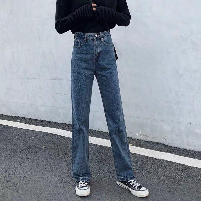 Blue Cintage Loose Lady Wide Leg Jeans Autumn Boyfriends Denim Long Trousers Women Streetwear Straight Leg Jeans Female Korean, Dark blue
Blue Cintage Loose Lady Wide Leg Jeans Autumn Boyfriends Denim Long Trousers Women Streetwear Straight Leg Jeans Female Korean, Dark blue