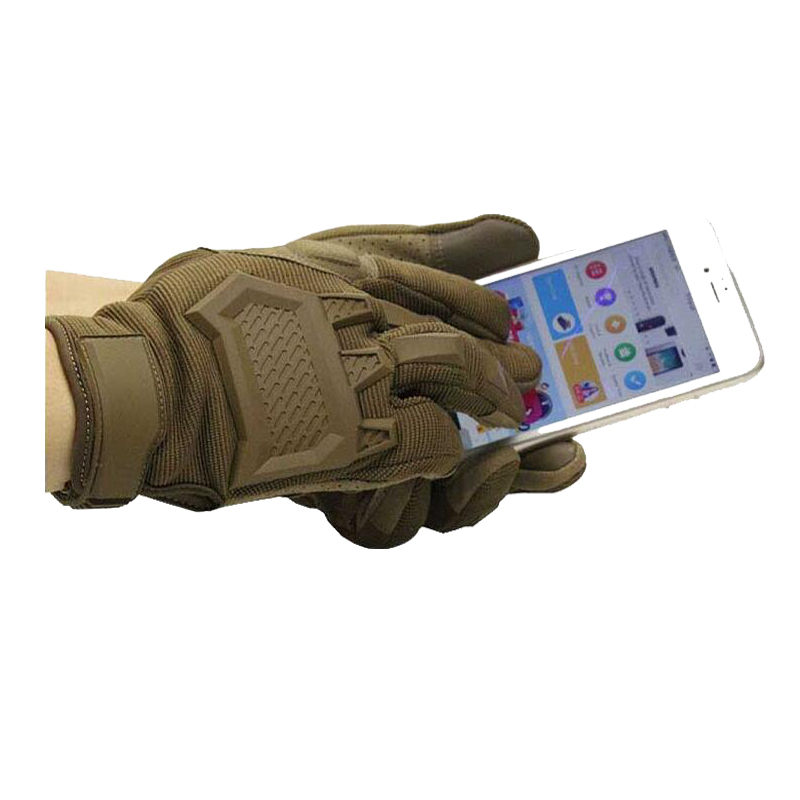Tactical Touch Screen gloves Airsoft Paintball Military gloves Men Army Special Forces Antiskid Bicycle Full Finger Gym Gloves 201104
