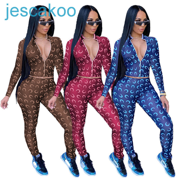 Women Tracksuit Printed Two Pieces Outfits Designer Clothes 2021 Zipper Cardigan Long Sleeve Pants Ladies 2 Piece Jogger Sets J127, Brown
Women Tracksuit Printed Two Pieces Outfits Designer Clothes 2021 Zipper Cardigan Long Sleeve Pants Ladies 2 Piece Jogger Sets J127, Brown