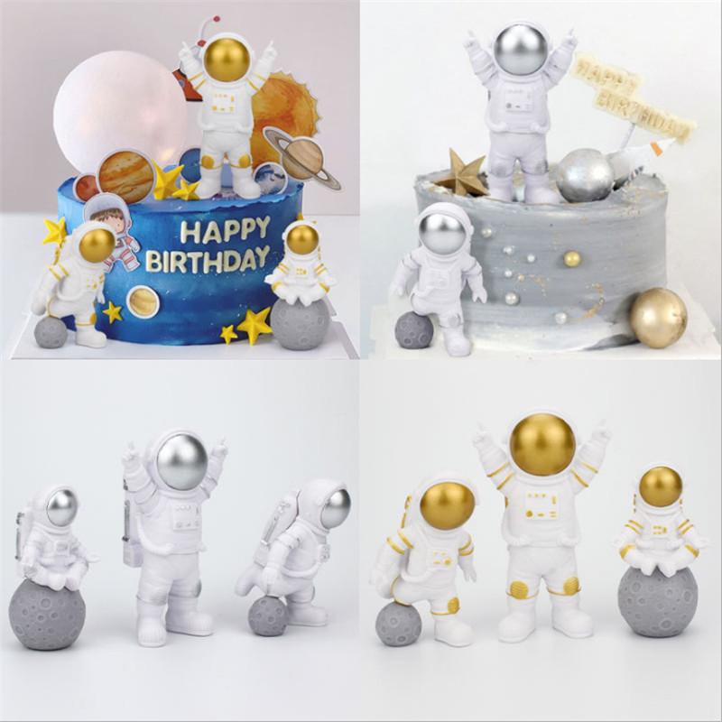 3pcs/Set Space Astronaut Boy Birthday Party Decorations Kids Cake Decorations Dessert Table Decor Baby Shower DIY Party Decor
3pcs/Set Space Astronaut Boy Birthday Party Decorations Kids Cake Decorations Dessert Table Decor Baby Shower DIY Party Decor