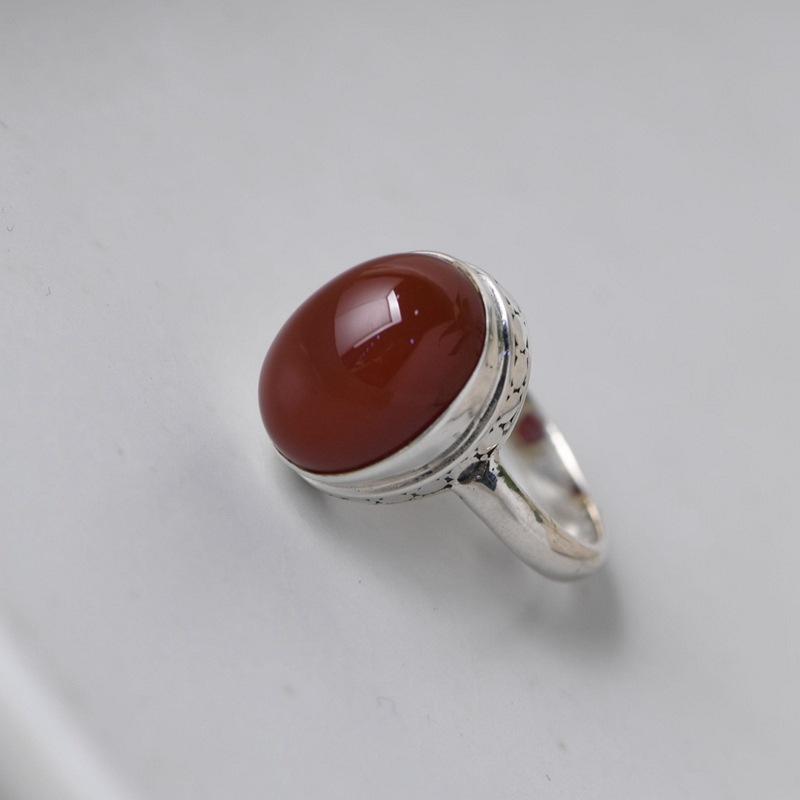 Cluster Rings FNJ Natural Red Agate Ring 925 Silver 100% Original Pure S925 Sterling For Women Jewelry
Cluster Rings FNJ Natural Red Agate Ring 925 Silver 100% Original Pure S925 Sterling For Women Jewelry