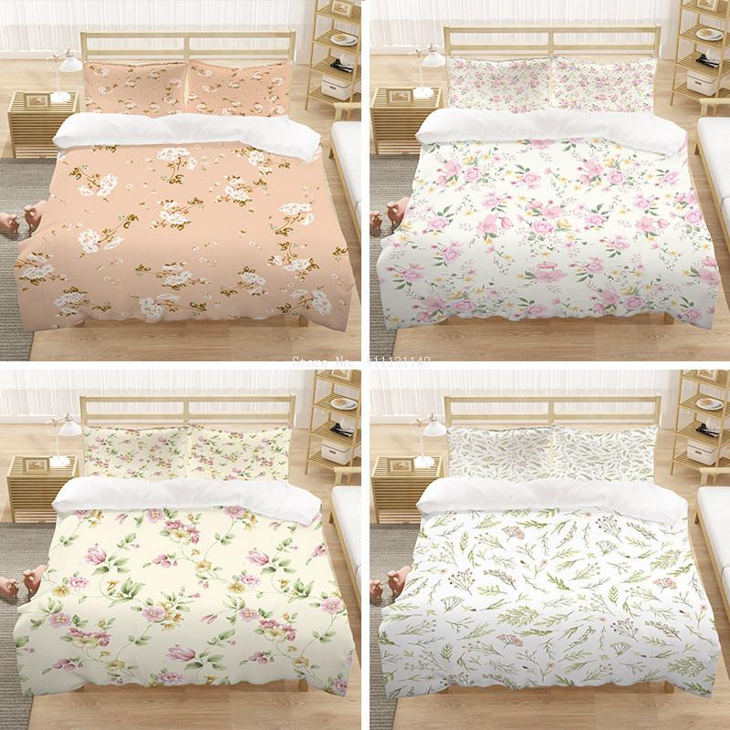 Simple 3D Floral Pattern Bedding Set King Queen 2/3 Girl Bedroom Print Duvet Bed Cover Pillowcase Bedding Home Textile
Simple 3D Floral Pattern Bedding Set King Queen 2/3 Girl Bedroom Print Duvet Bed Cover Pillowcase Bedding Home Textile
