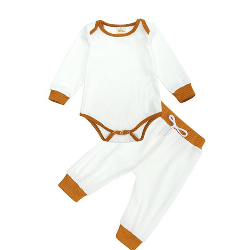 Autumn Winter Cotton Kids Pajama Clothing Suit Romper+Pants Toddler Baby Boys Girls Sleepwear Set Baby Nightwear ClothesX1019
