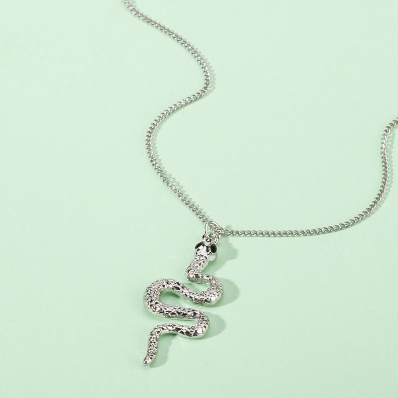 Gold Silver Color Party Women Trendy Snake Pendant Necklace Fashion Female Choker Jewelry Simple Ladies Jewelry Gifts
Gold Silver Color Party Women Trendy Snake Pendant Necklace Fashion Female Choker Jewelry Simple Ladies Jewelry Gifts