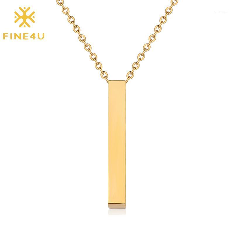 FINE4U N446 Simple Bar Pendant Necklace Stainless Steel Long Chain Necklace For Women Dainty Minimalist Jewelry1
FINE4U N446 Simple Bar Pendant Necklace Stainless Steel Long Chain Necklace For Women Dainty Minimalist Jewelry1